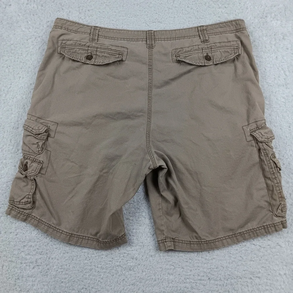 Lee Cargo Short Dungarees Mens 42 Tan Multi-Pocket Twill‎ 2182952